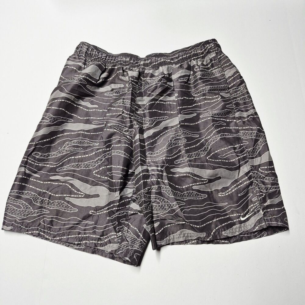 ​Nike Swim Shorts Mens XL Just Do It Tiger Camo Swim Trunks Board Shorts NESSB62